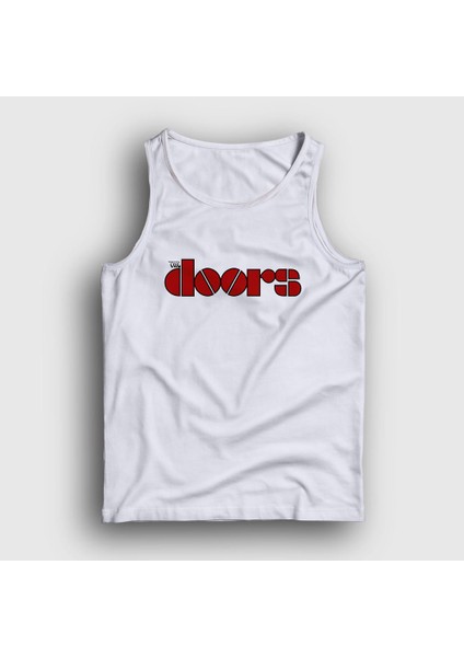 Unisex Beyaz Red Logo The Doors Atlet