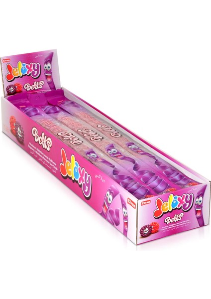 Jelaxy Liquorice Belt Böğürtlenli Şekerli 15Gr. 60'lı (1 Kutu)