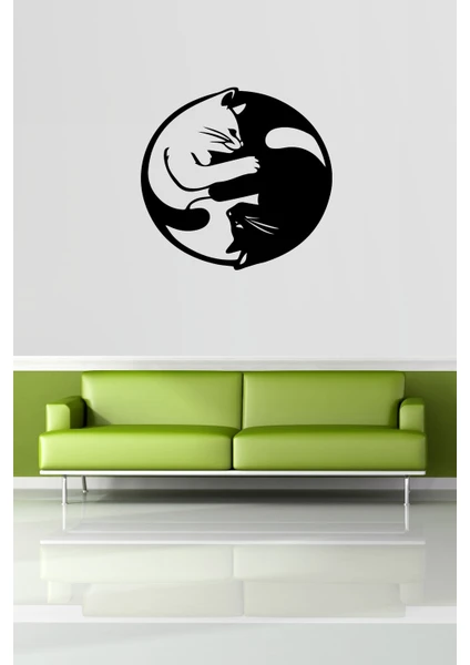 Ying Yang 48X48 Dekoratif Tablo