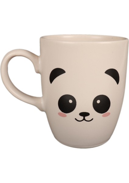 Mat Beyaz Panda Tasarımlı Kupa