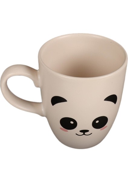 Mat Beyaz Panda Tasarımlı Kupa