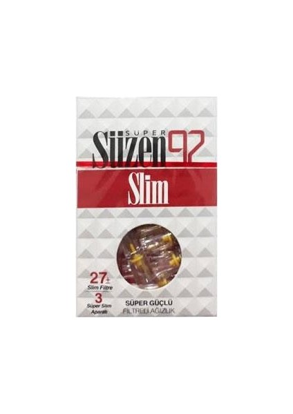 Sigara Ağızlık Filtresi Slim 27'li