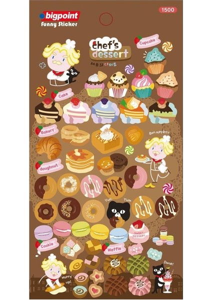 Sticker Chefs Dessert