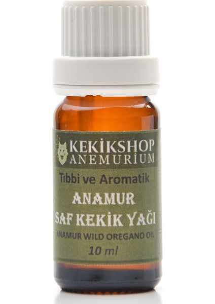 Kekikshop Anemurium Anamur Saf Kekik Yağı 10ML, Anamur Beyaz Kekiklerinden 100% Doğal Saf Olarak Üretilmiştir