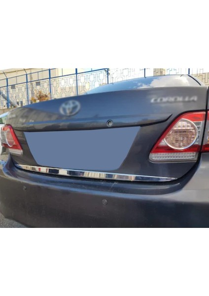 Toyota Corolla Formlu Krom Bagaj Alt Çıta 2007-2013 Paslanmaz Çel