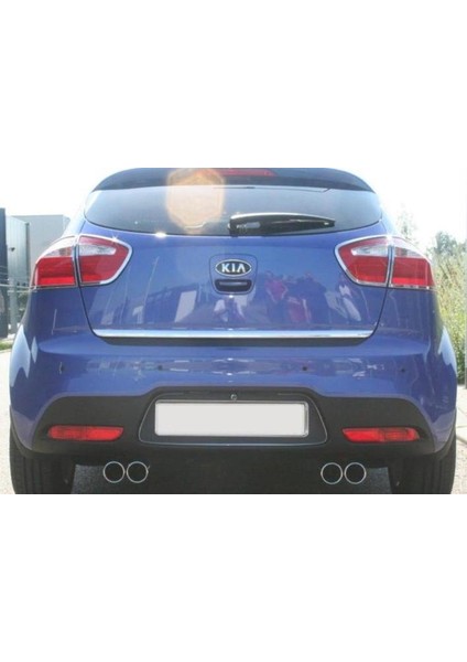 Kia Rio Hb Formlu Krom Bagaj Alt Çıta 2011-2016 Paslanmaz Çelik