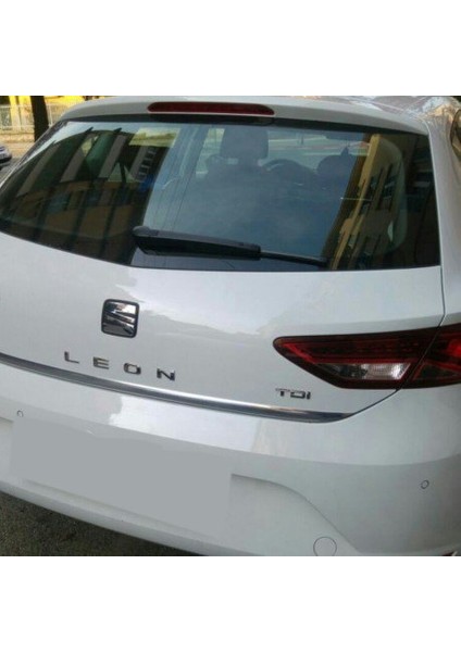 Seat Leon Formlu Krom Bagaj Alt Çıtası P.çelik 2012 Üzeri