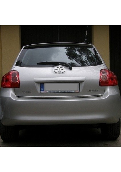 Toyota Auris Formlu Krom Bagaj Alt Çıtası 2007-2012 Paslanmaz Çel modelleri