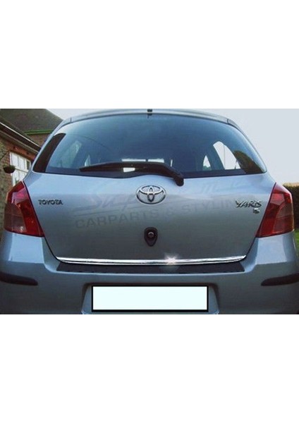 Toyota Yaris Formlu Krom Bagaj Alt Çıtası 2006-2010 P.çelik