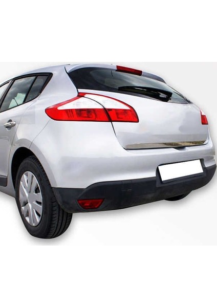 Renault Megane 3 Formlu Krom Bagaj Alt Çıta Paslanmaz Çelik