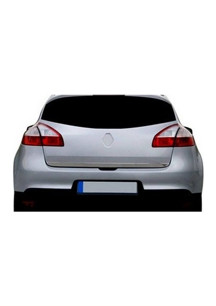 Renault Megane 3 Formlu Krom Bagaj Alt Çıta Paslanmaz Çelik