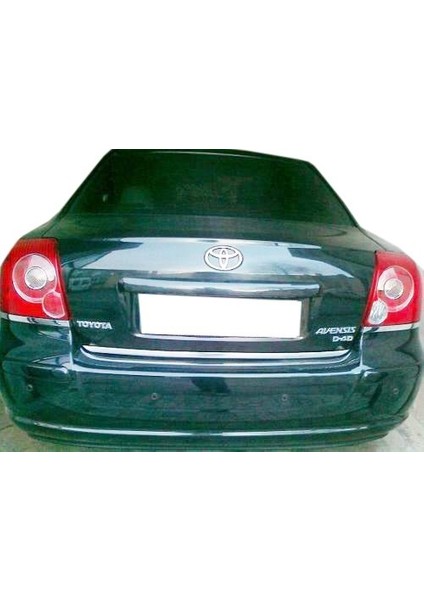 Toyota Avensis Formlu Krom Bagaj Alt Çıtası 2003-2009 modelleri