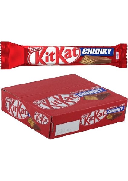 Kitkat Chunky Çikolatalı Gofret 12 x 38 gr