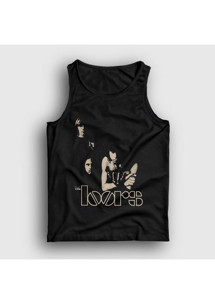 Unisex Siyah Band The Doors Atlet