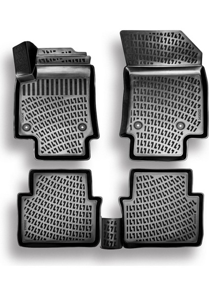 Nıssan Navara 2005-2013 Siyah 3D Paspas