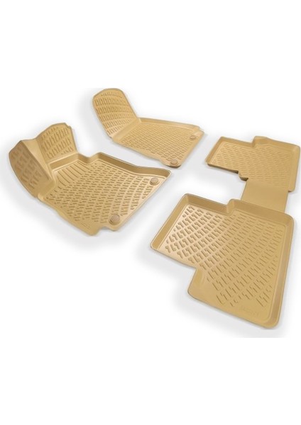 Ford Fıesta 2009-2012 Bej 3D Paspas