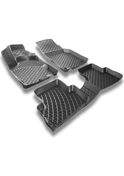 Renault Clıo 3 2006-2012 Siyah 3D Paspas
