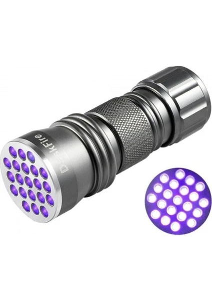 21 LED Uv Ultraviyole El Feneri Para Kimlik Hayvan Kontrol