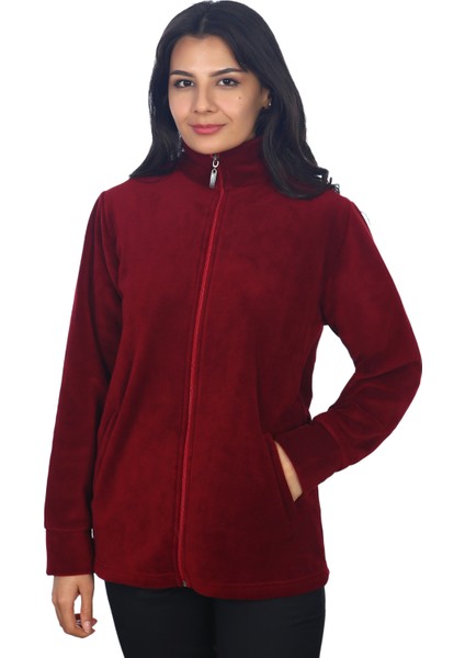 Unisex Bordo Kışlık Polar modelleri