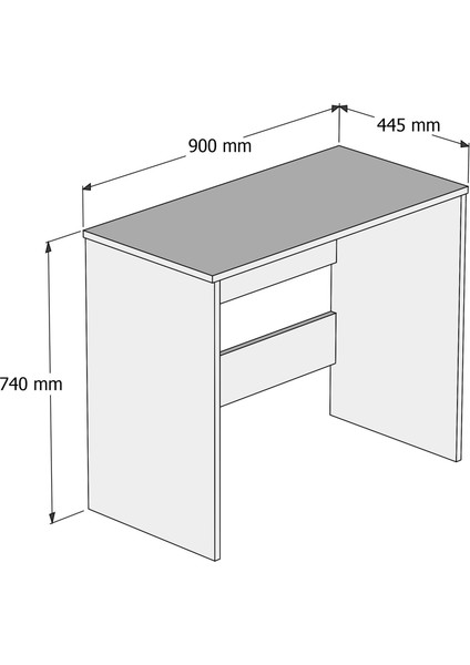 Çalışma Masası Beyaz - CLM0101