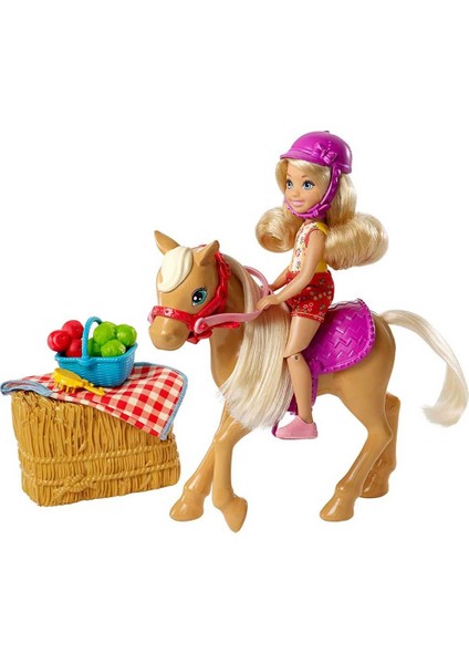 Sweet Orchard Farm Çiftçi Chelsea Bebeği ve Atı Oyun Seti GFF50 fiyatları