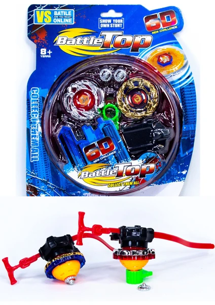 Pasifik Toys Arenalı 2'li Aksesuarlı Beyblade