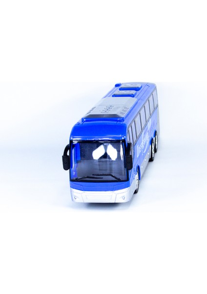 Sürtmeli Mavi Oyuncak Otobüs