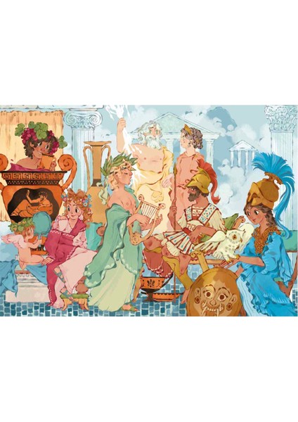 2 x 60 Parça Puzzle : Olympian Gods