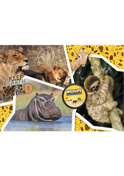 104 Parça Puzzle : National Geographic Kids Wildlife