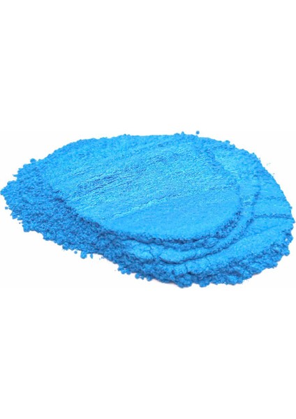 Epoksi Reçine Metalik Sedefli Pigment Toz Boya 50 gr Açık Mavi