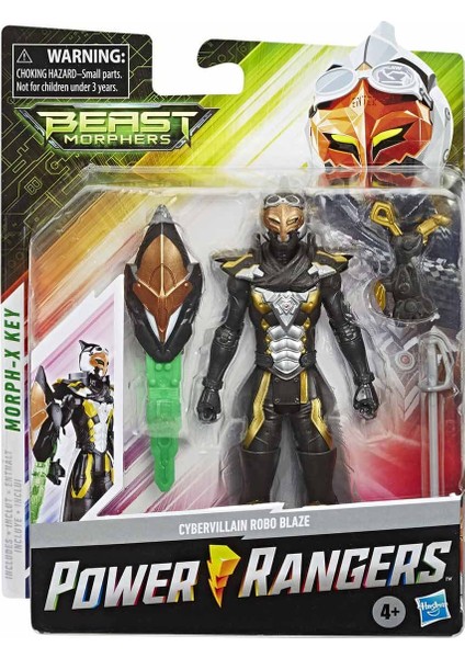 Power Ranger Beast Morphers Figür 15 Cm. - Cybervillian Robo Blaze