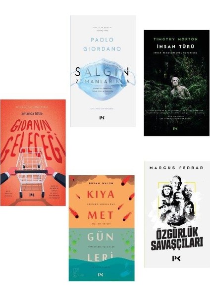 Değişen Dünya Seti 5 Kitap - Amanda Little - Paolo Giordano - Timothy Morton