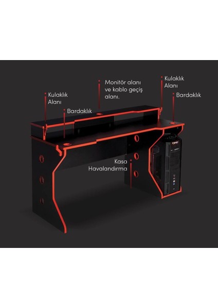 Nesse Atlantix Oyuncu Masası