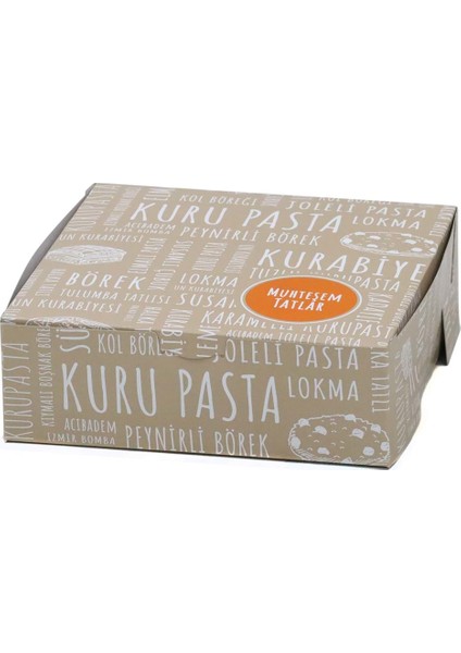 -1000 gr Kuru Pasta Kutusu - 100'lü