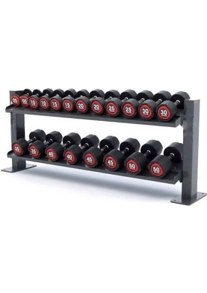 2 Raflı Profesyonel Dambıl Rack Stant