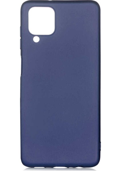 Galaxy A12 Kılıf Premier Silikon Arka Kapak Kılıf Lacivert
