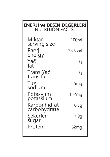 Benorganic  Kırmızı Karışık 12'li x 250 ml