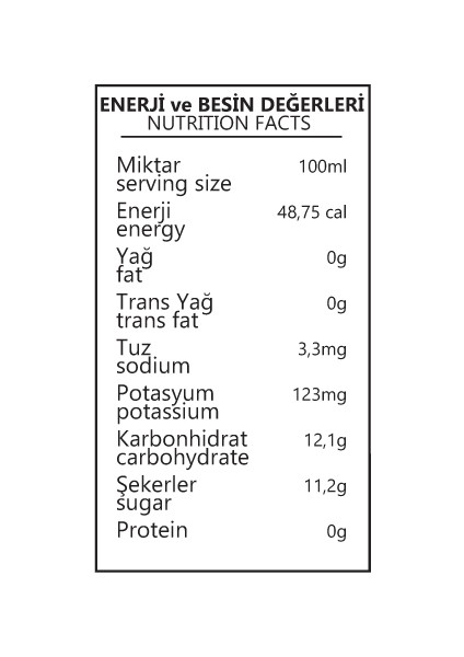 Benorganic  Elma Suyu 12'li x 250 ml