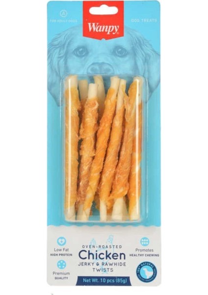 Köpek Ödül Maması Chıcken Jerky Rawhıde Twısts 10'lu 85 gr