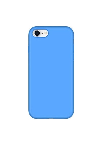 Apple iPhone 6s Kılıf Liquid Lansman Silikon Açık Mavi
