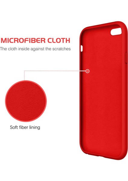 Apple iPhone 6s Kılıf Liquid Lansman Silikon Kırmızı fiyatları