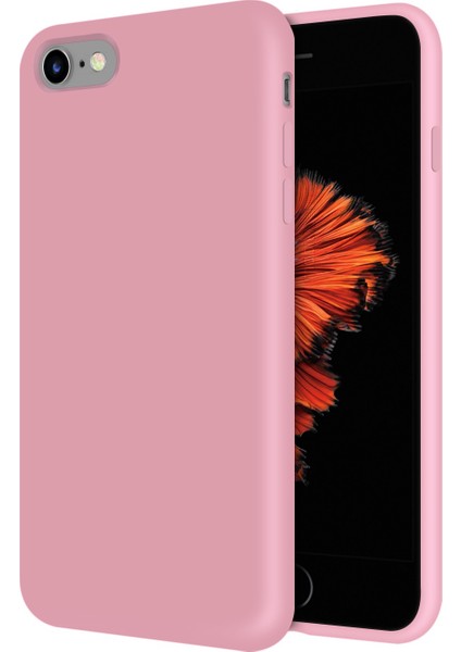 Apple iPhone 6s Plus Kılıf Liquid Lansman Silikon Pembe