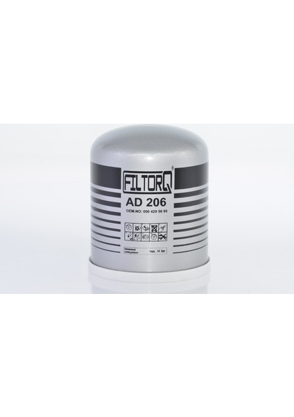 Ad 206 Filtorq Kurutucu Hava Filtre(Türkiye)
