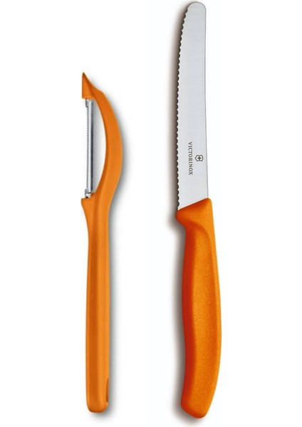 2Li Set - Yan Soyacak Ve 11 Cm Bıçak