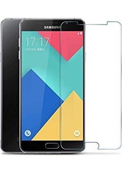 Samsung Galaxy A7 Temperli Ekran Koruyucu Kırılmaz Cam Ekonomik 3 Adet Şeffaf