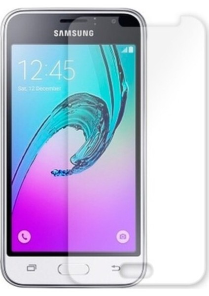 Samsung Galaxy J3 2016 Temperli Ekran Koruyucu Kırılmaz Cam Ekonomik 5 Adet Şeffaf