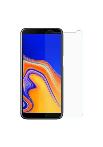 Samsung Galaxy J4 Plus Temperli Ekran Koruyucu Kırılmaz Cam Ekonomik 5 Adet Şeffaf