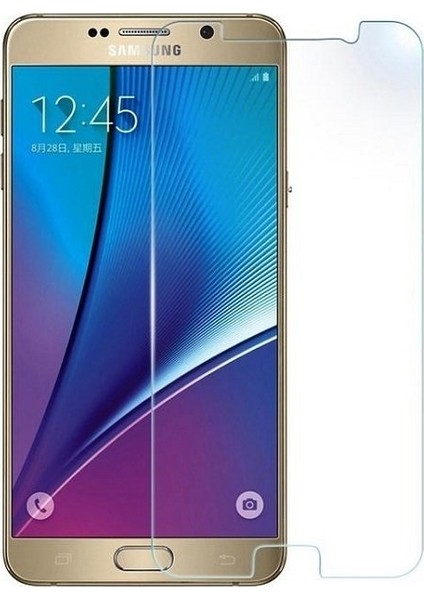 Samsung Galaxy Note 5 Temperli Ekran Koruyucu Kırılmaz Cam Ekonomik 3 Adet Şeffaf