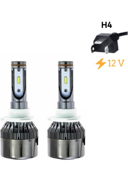 Led Far Ampulü 4800 Lümen H4 24V / LAAM809