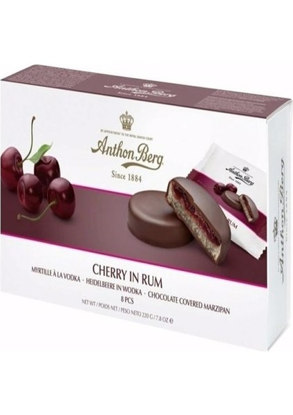 Cherry In Rum Chocolate Dolgulu Çikolata 220 gr